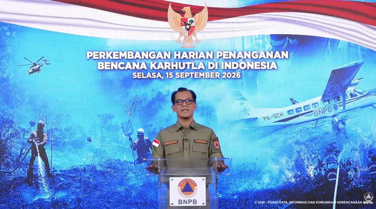 Plt. Kepala Pusat Data, Informasi, dan Komunikasi Kebencanaan BNPB Berton SP Panjaitan