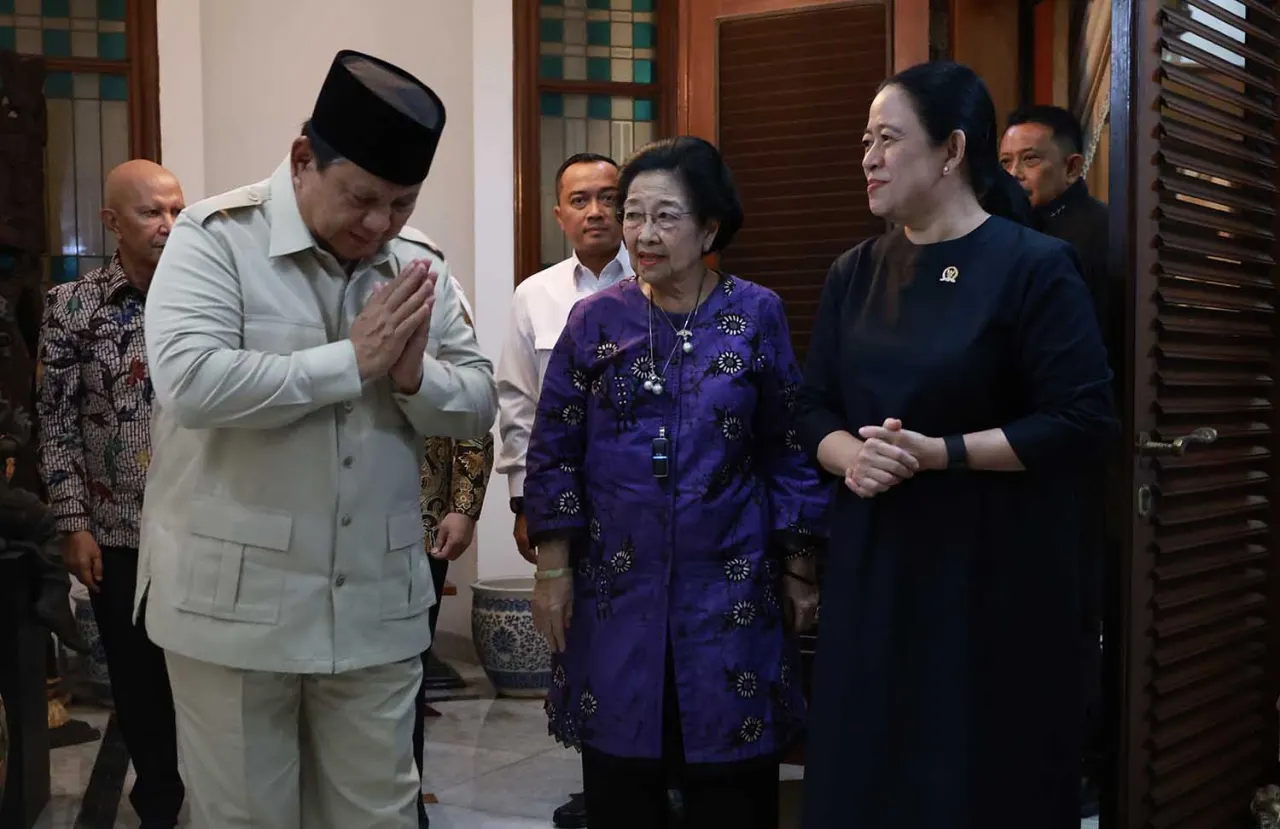Prabowo Sampaikan Belasungkawa atas Wafatnya Guruh Soekarnoputra