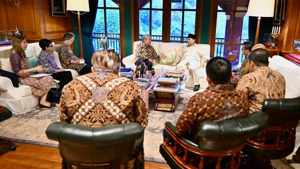 Presiden Republik Indonesia Prabowo Subianto menerima kunjungan kerja Sekretaris Jenderal Perserikatan Bangsa-Bangsa (Sekjen PBB) António Guterres di kediaman pribadi Presiden di Hambalang, pada Minggu, 18 Oktober 2026. Tripodnew/BPMI Setpres