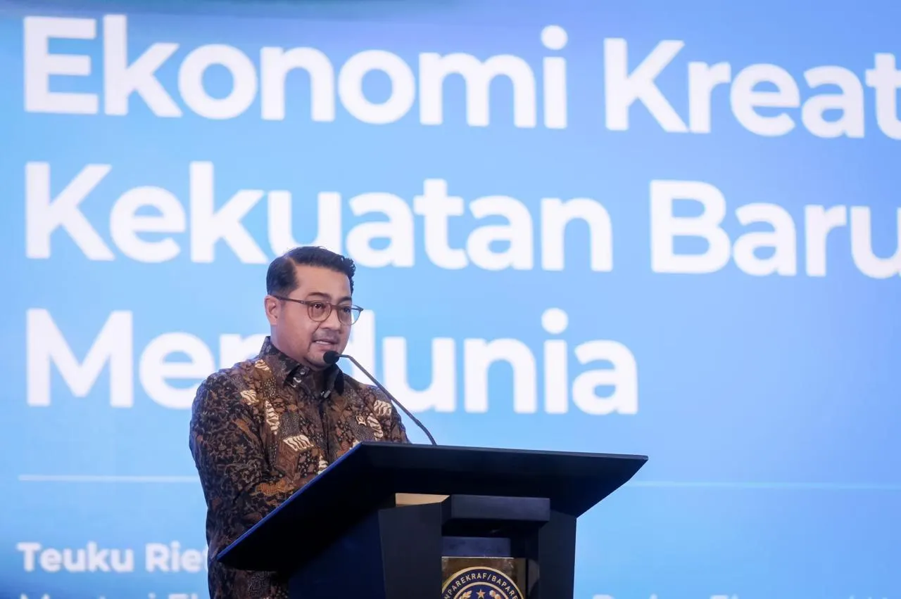 Menteri Ekonomi Kreatif (Ekraf) Teuku Riefky Harsya