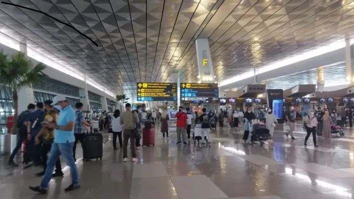 Suasana di Bandara Soetta.