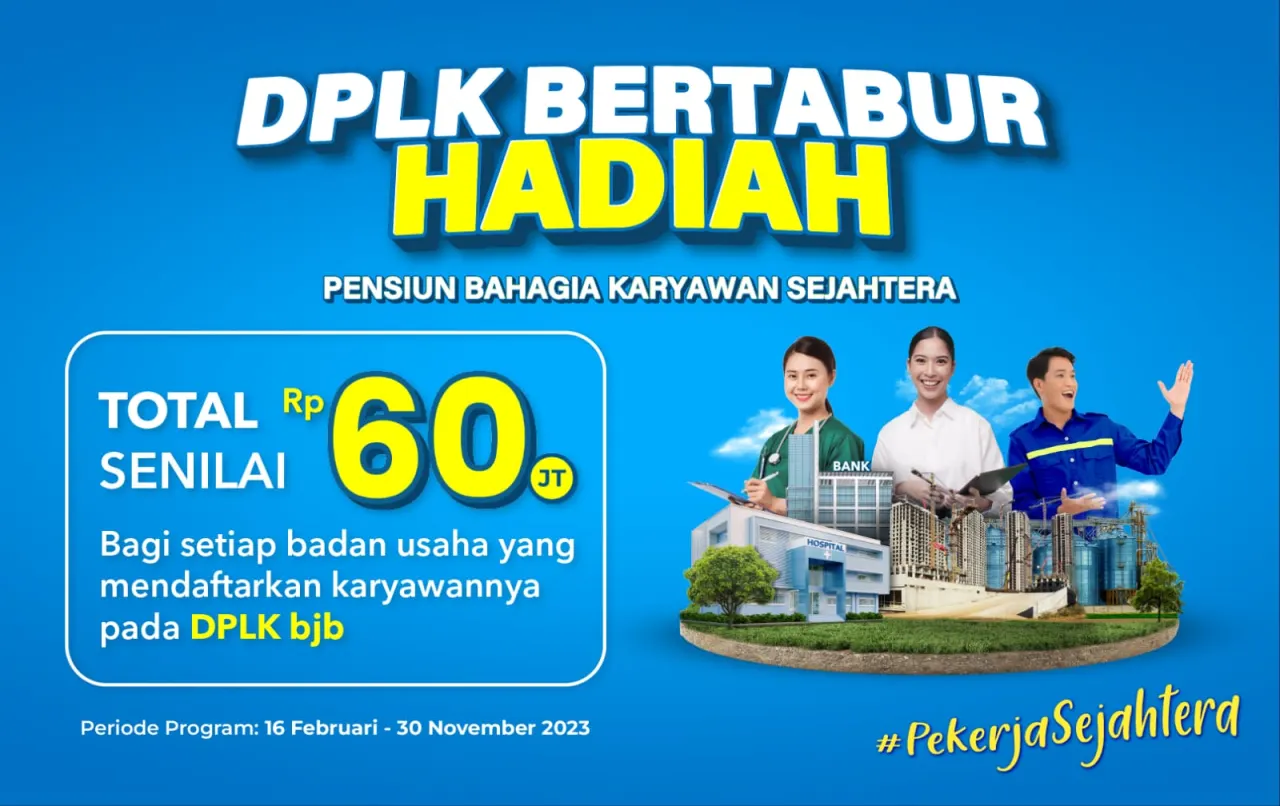 Hadiah yang diberikan kepada pemenang adalah barang elektronik/gadget yang disesuaikan dengan nominal nilai hadiah. Promo DPLK Bertabur Hadiah berlaku mulai 16 Februari 2023 hingga 30 November 2023. Pemenang akan diumumkan pada Desember 2023.