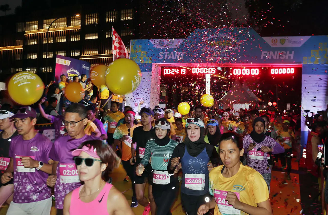Pemimpin Cabang bank bjb Cabang Tangerang Selatan, M. Hartami pun turut menyampaikan, gelaran Tangsel Marathon yang berlangsung sukses dan meriah, seperti tahun-tahun sebelumnya karena mendapat dukungan dan antusiasme warga Tangsel yang luar biasa. A