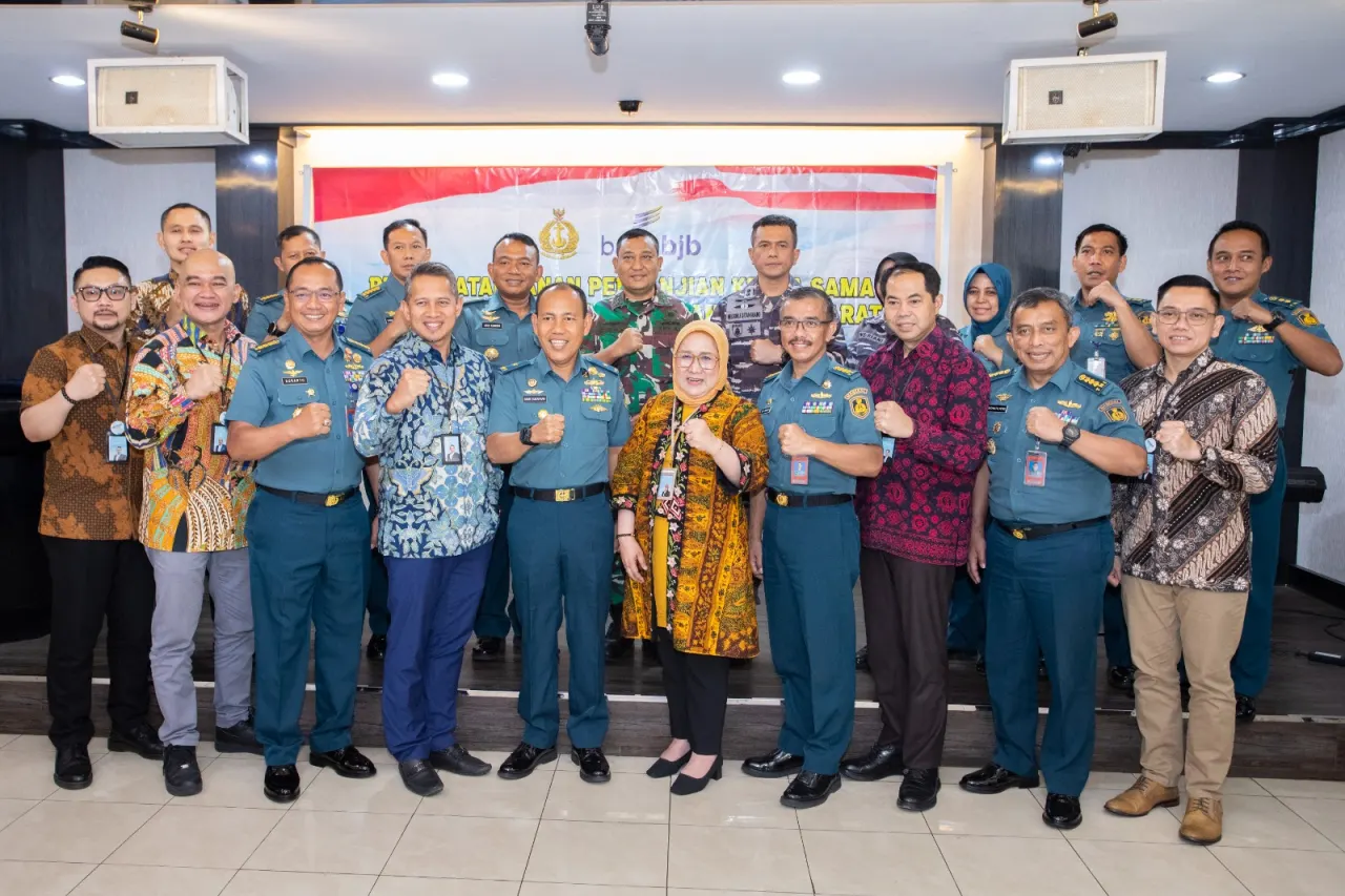 Sinergitas bank bjb dengan TNI AL