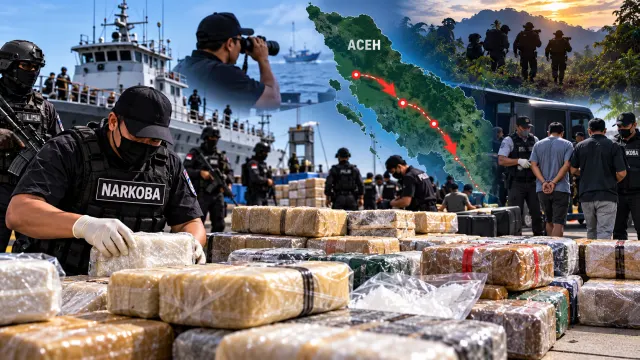 Kronologi Pengungkapan Jaringan Narkoba 1,2 Ton di Aceh, Diendus Berbulan-bulan