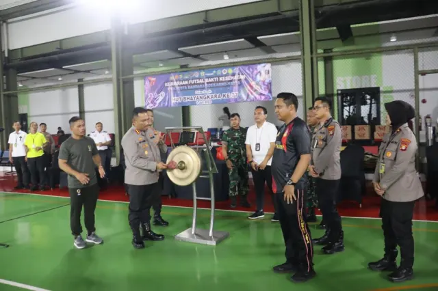 Sambut HUT ke_77 Bhayangkara, Polresta Bandara Soetta Gelar  Turnamen Olahraga