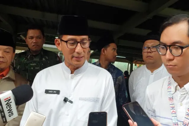 Sandiaga Uno  Optimis Wisatawan Domestik Capai 1,4 Miliar pada 2023